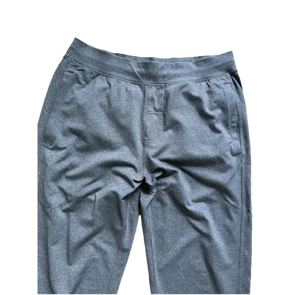LULULEMON Kung Fu Pants Gray Stretchy Athletic Straight Leg Sweatpants XL Tall